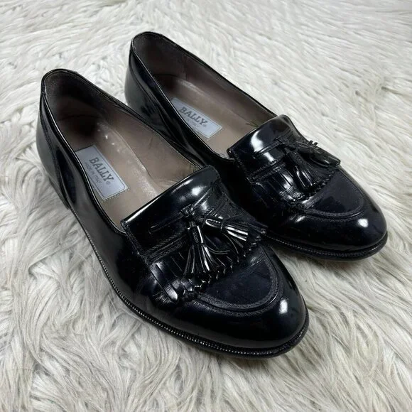 Bally Men\'s Size 11.5 3E Svoa Wabler 010 Black Leather Loafers W/ Box Web Stripe Bally | Shoes | Mens Bally Of Switzerland 998 04 Black  main image 2